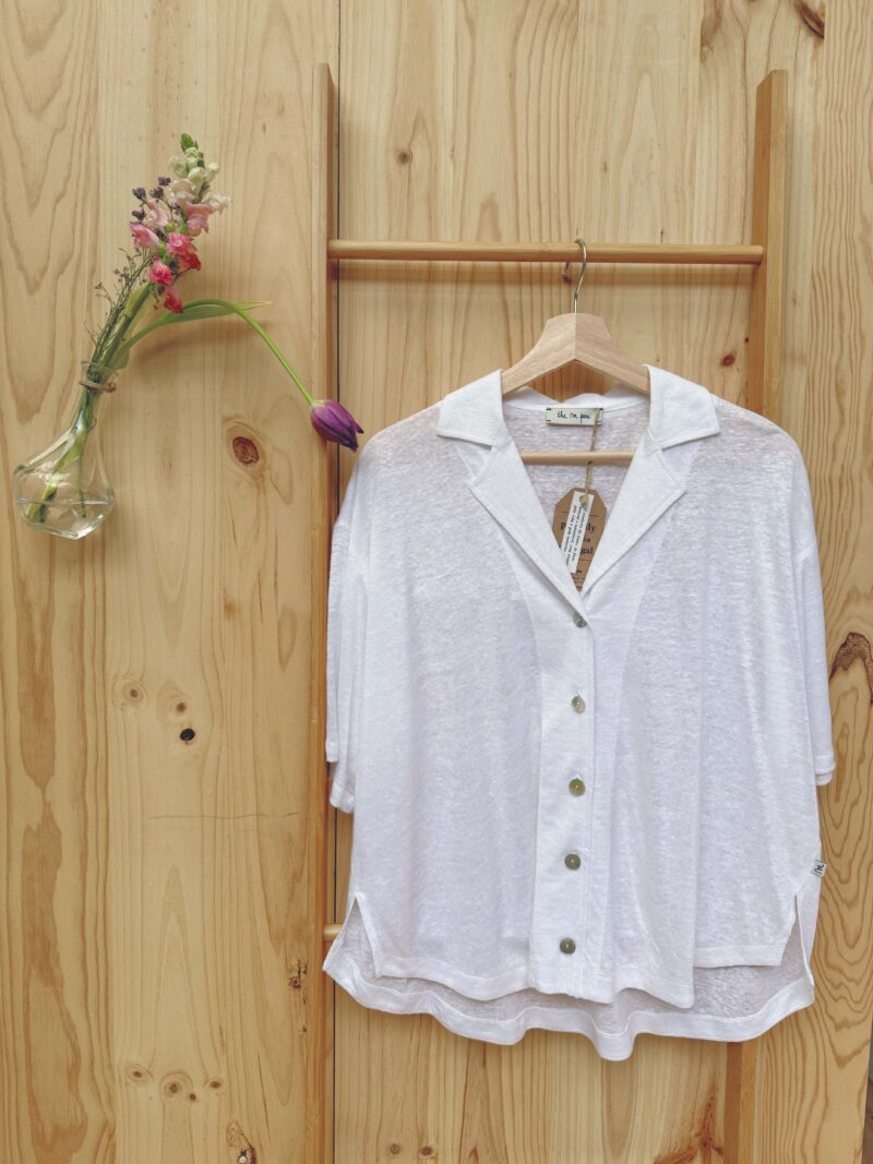 primavera, upcycle pt brand, clothes, crafts living, slow fashion, linho top, camisa, branco